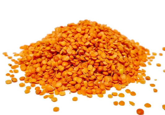 Grand red split lentils