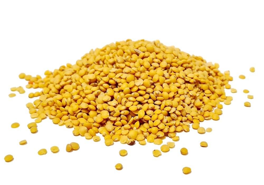Grand yellow split lentils