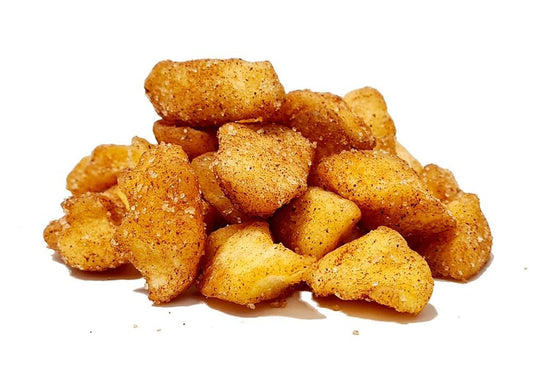 Dried Apple Chunks Dusted with Cinnamon